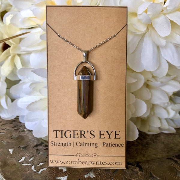Tiger's Eye - Natural Gemstone Necklace