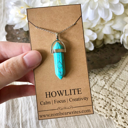 Howlite - Natural Gemstone Necklace