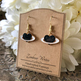 Black Heart Earrings