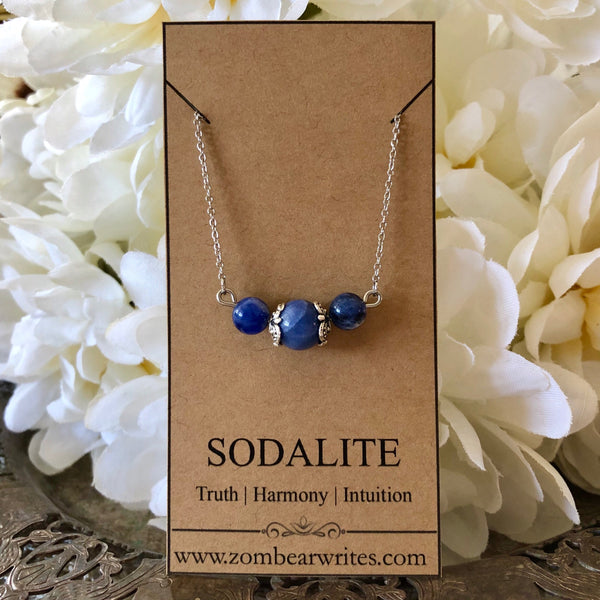 Sodalite Natural Gemstone Necklace