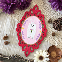 Beasty Wall Plaque - Ruby