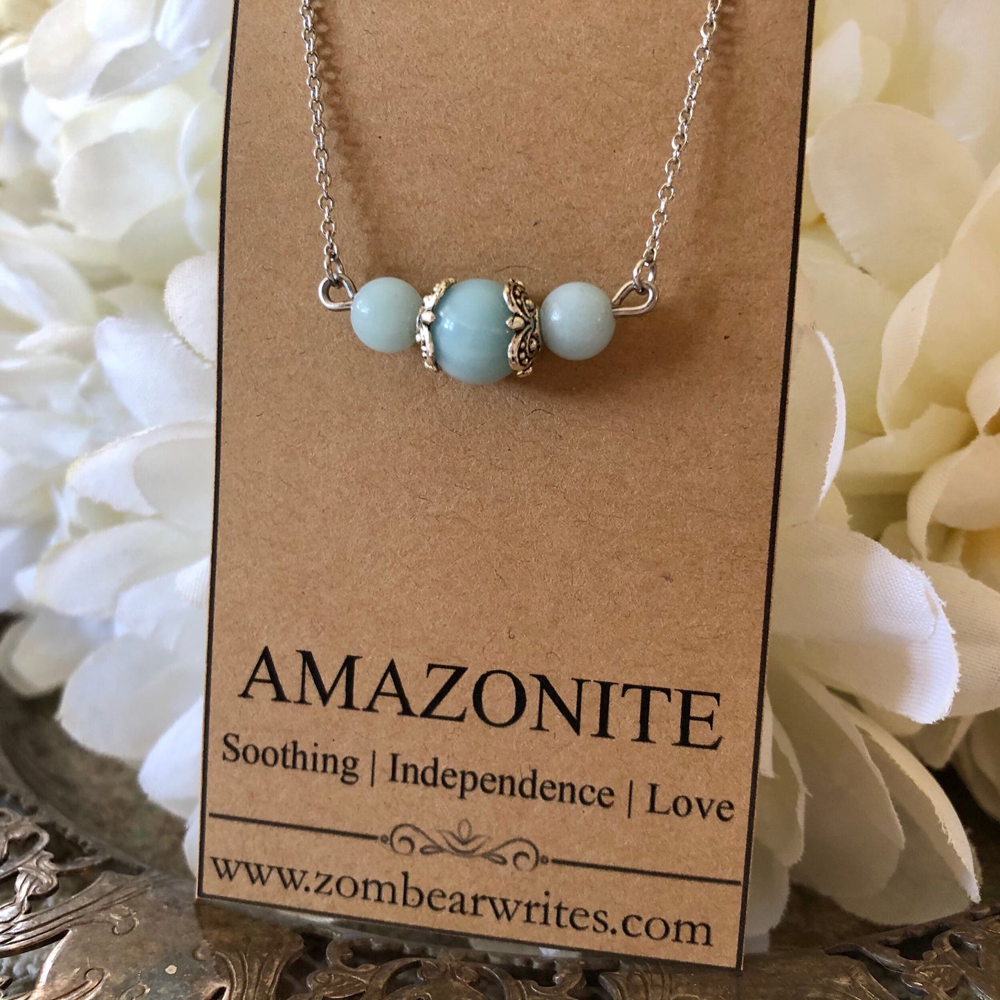 Amazonite Natural Gemstone Necklace