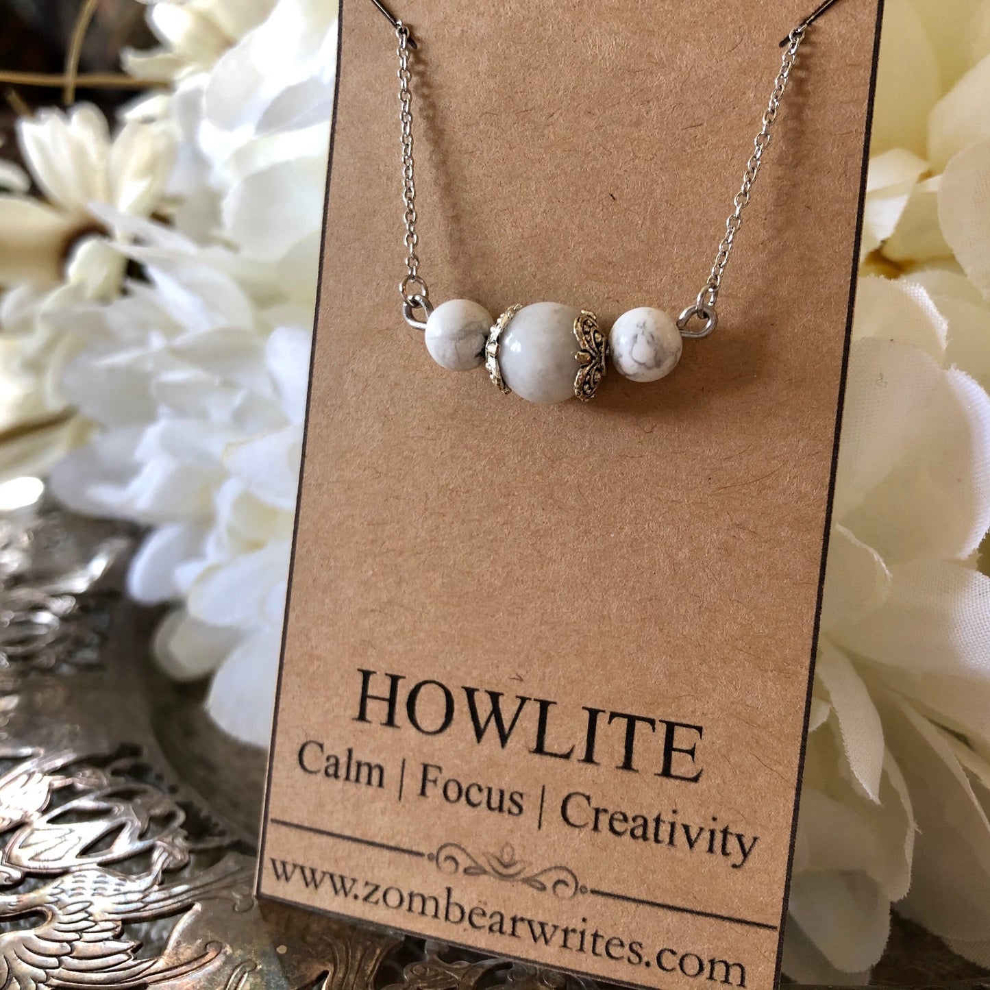 Howlite Natural Gemstone Necklace