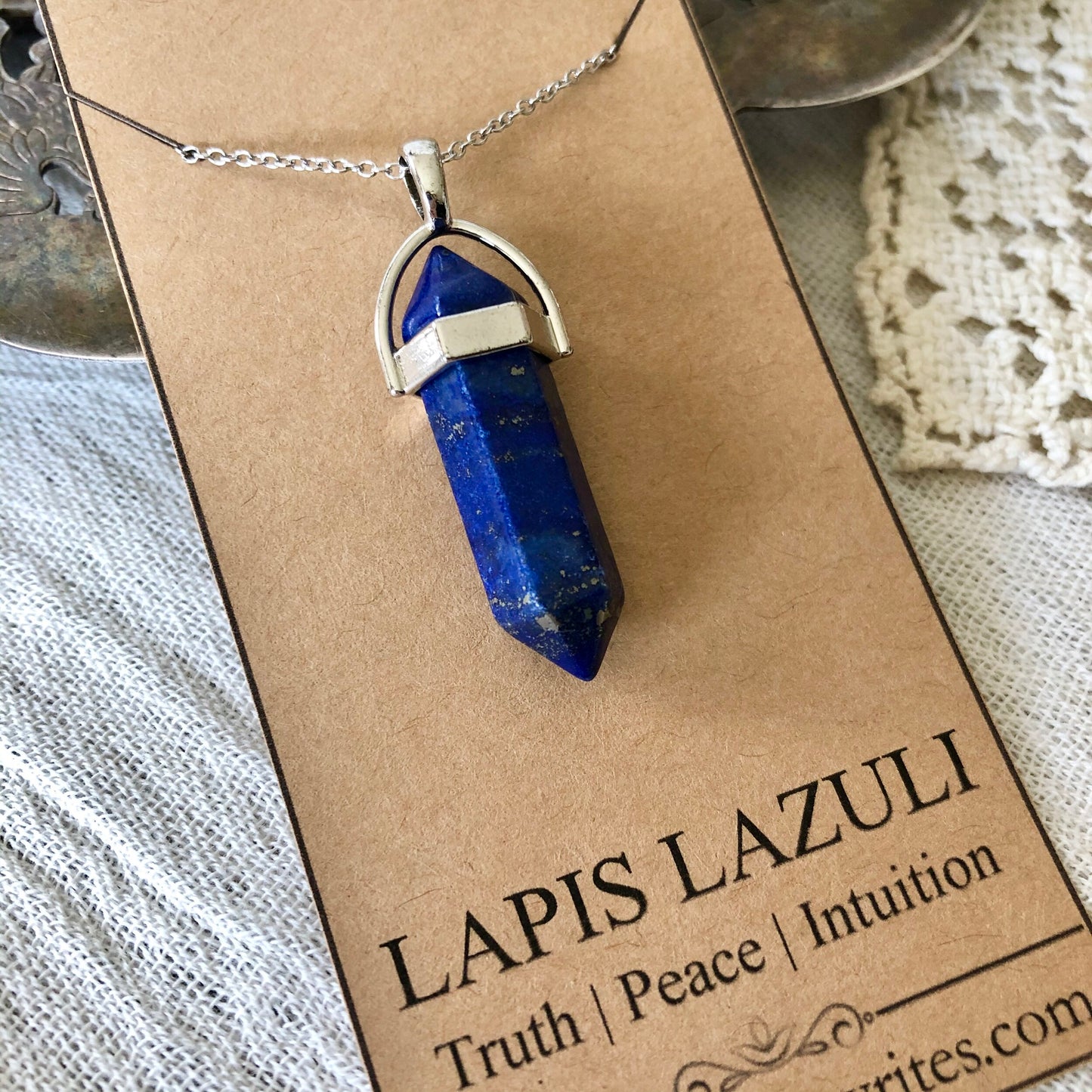 Lapis Lazuli - Natural Gemstone Necklace