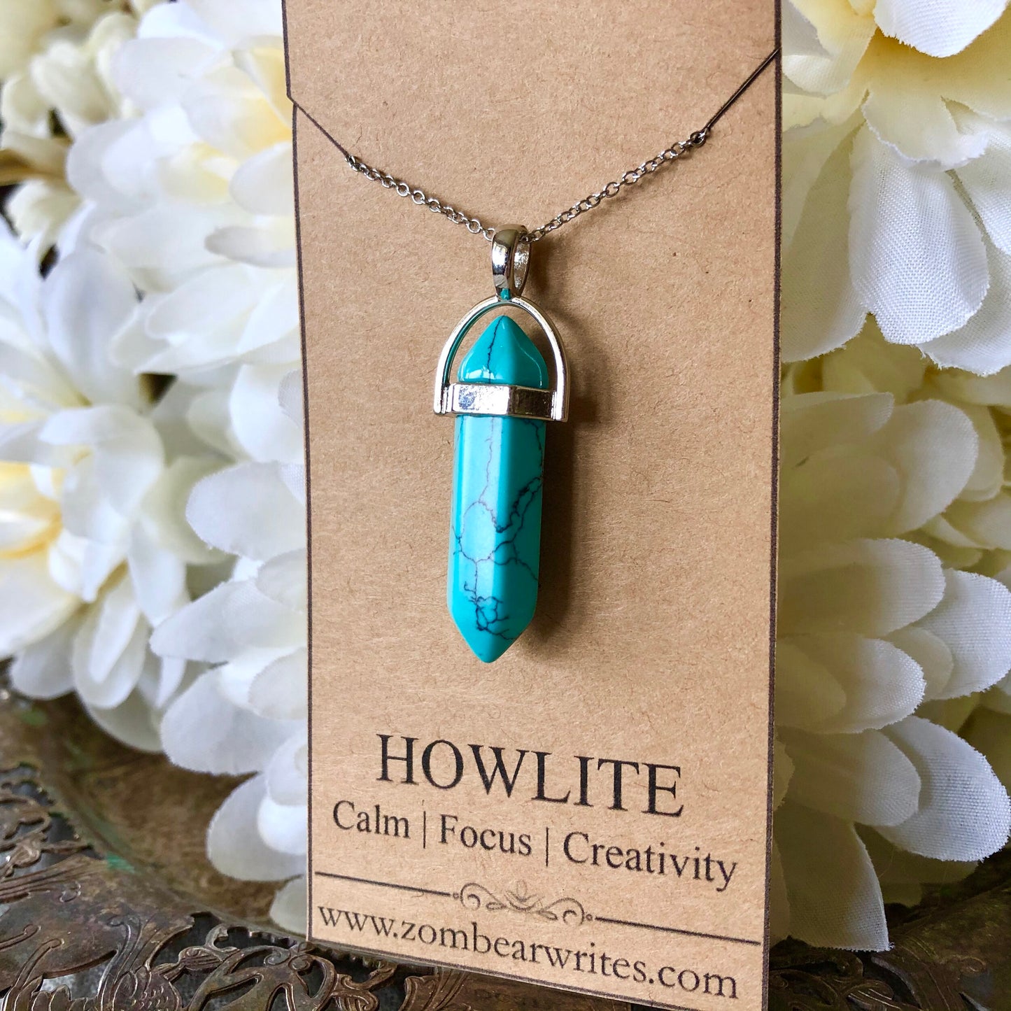 Howlite - Natural Gemstone Necklace