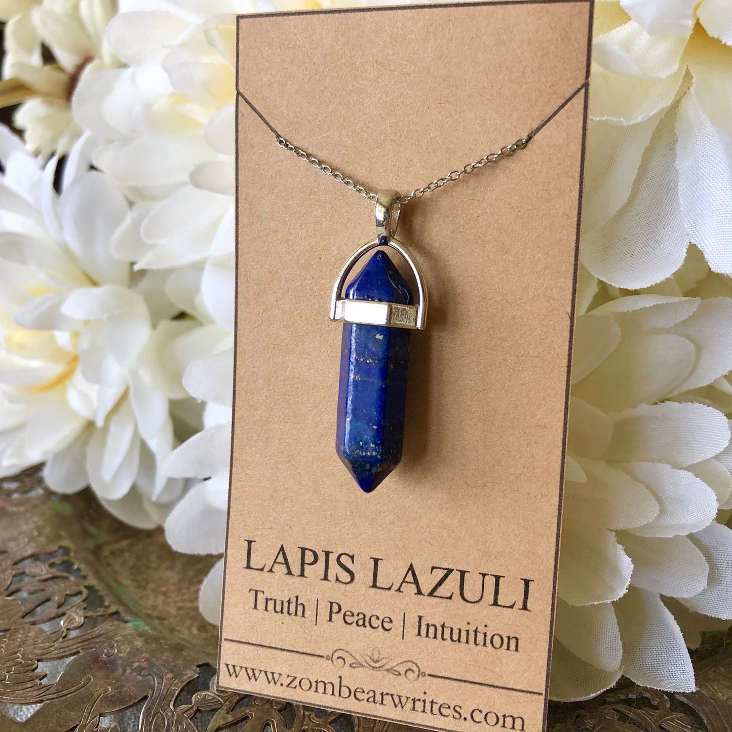 Lapis Lazuli - Natural Gemstone Necklace
