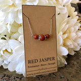 Red Jasper Natural Gemstone Necklace