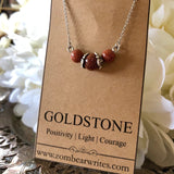 Goldstone Natural Gemstone Necklace