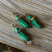 Malachite - Natural Gemstone Necklace