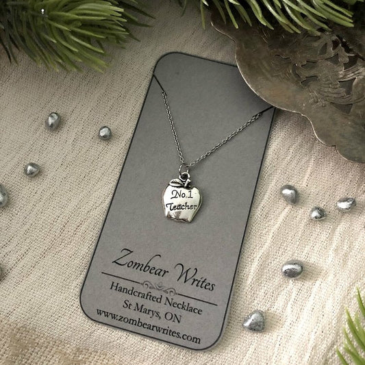 Number 1 Teacher Necklace