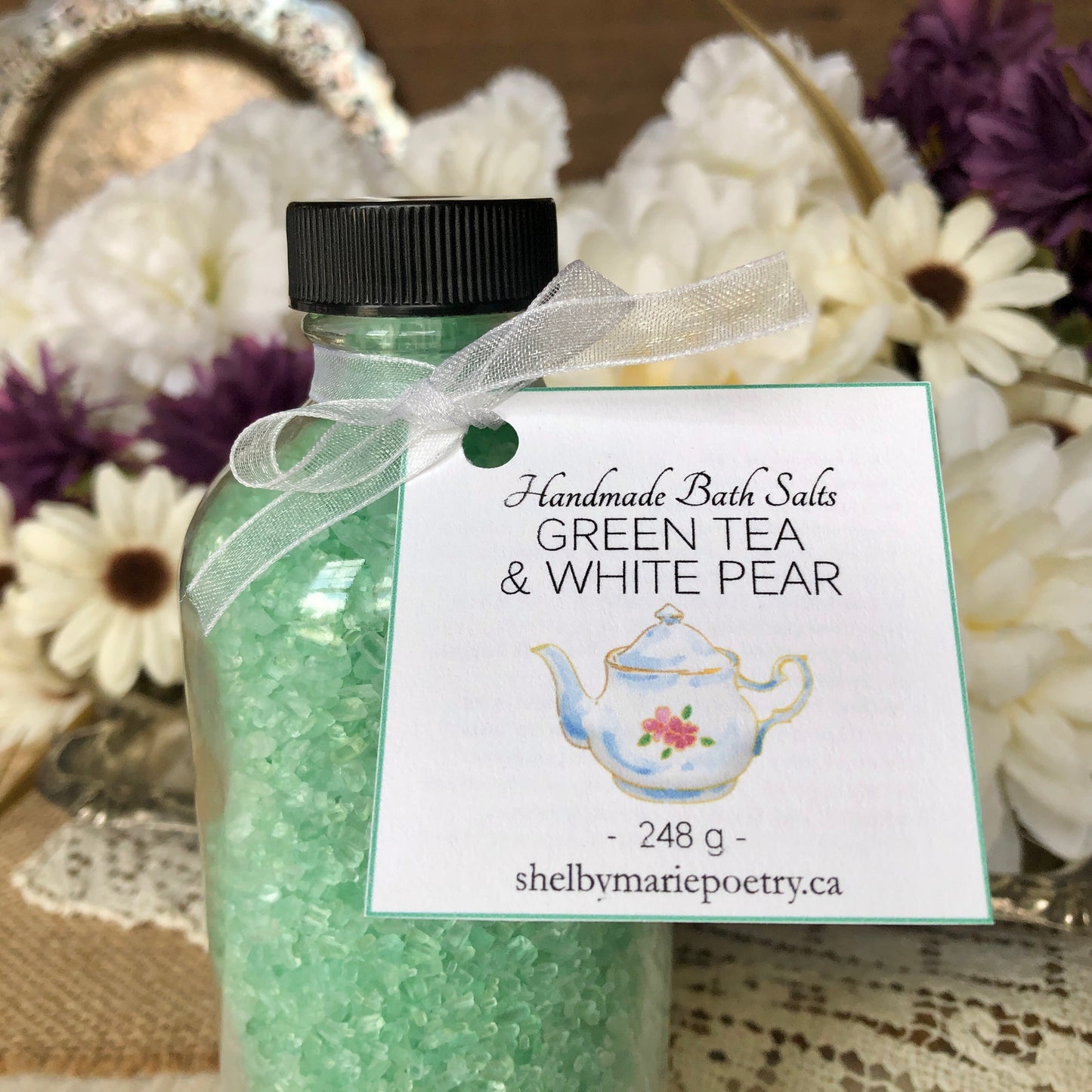 Green Tea and White Pear - Bath Salts