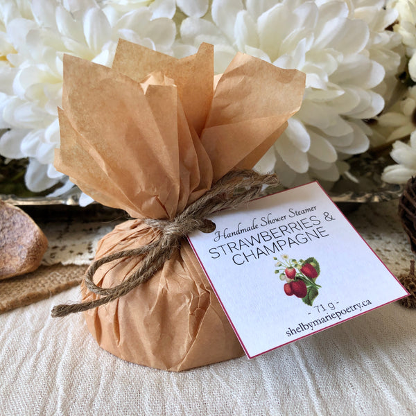 Strawberries and Champagne - Shower Steamer