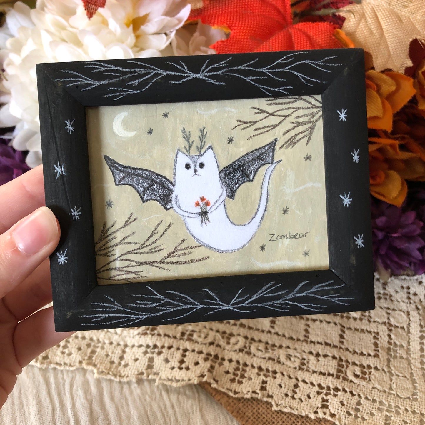 Winged Beasty - Framed Original