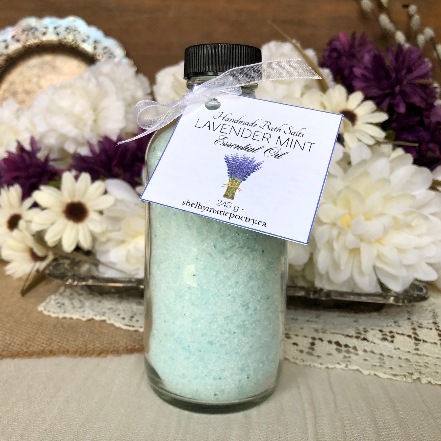 Lavender Mint Essential Oil - Bath Salts