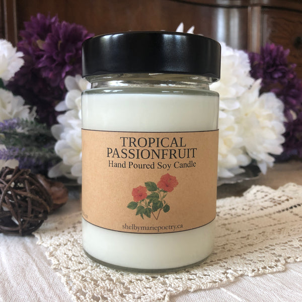 Tropical Passionfruit Soy Candle