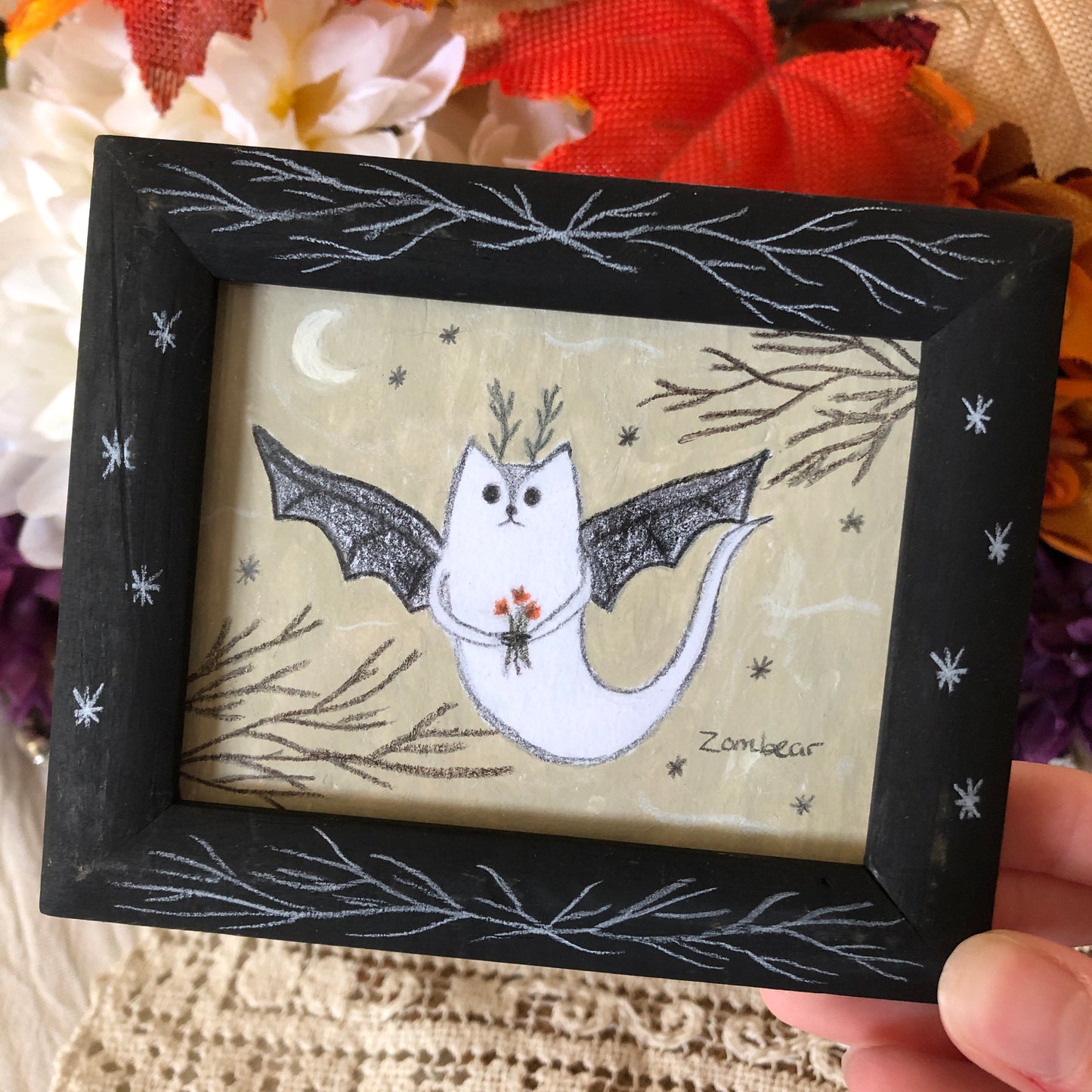 Winged Beasty - Framed Original