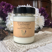 Eucalyptus Lavender Essential Oil Soy Candle