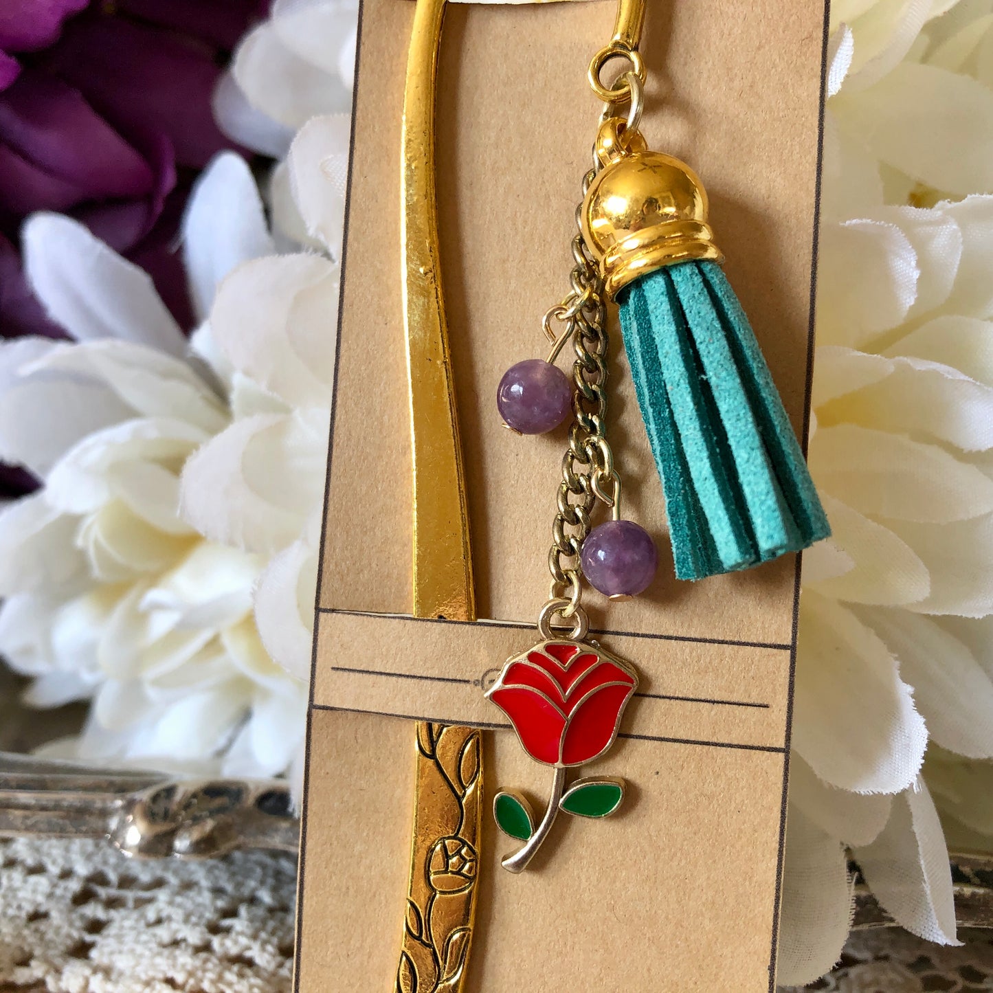 Red Rose Bookmark