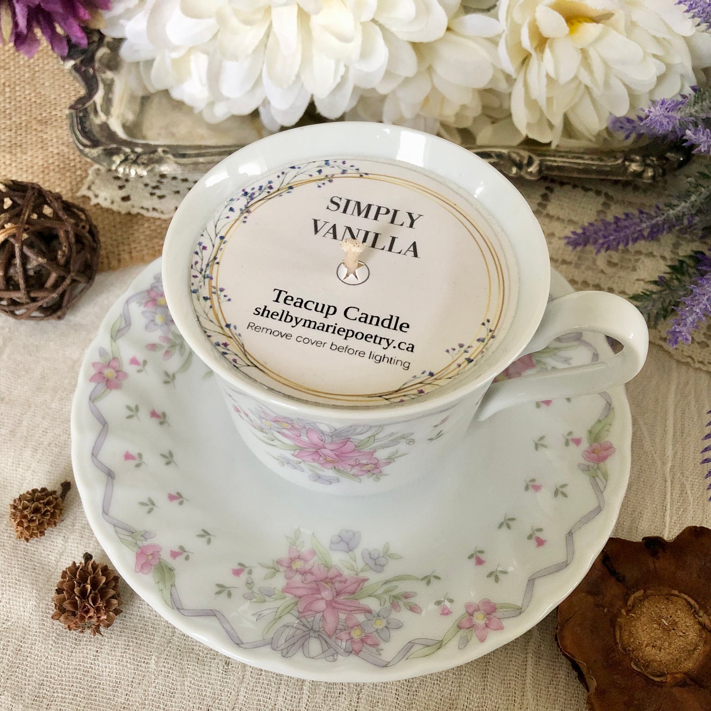 Teacup Candle - Simply Vanilla