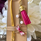 Pink Dragonfly Bookmark