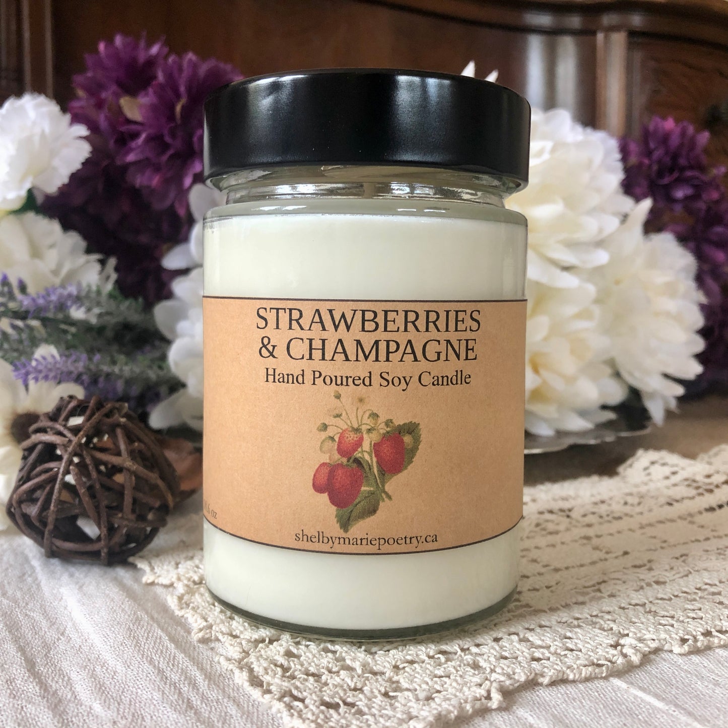 Strawberries and Champagne Soy Candle