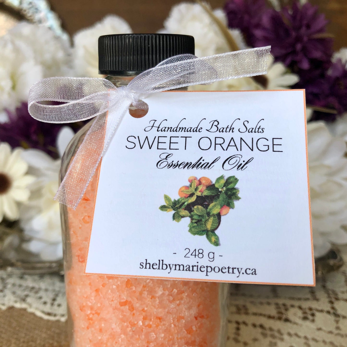 Sweet Orange Essential Oil - Bath Salts