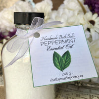 Peppermint Essential Oil - Bath Salts