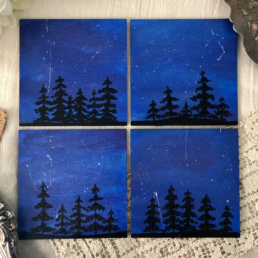 Midnight Forest Coasters