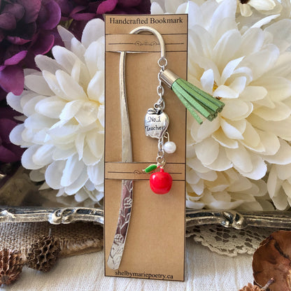 Number One Teacher (Apple) Bookmark