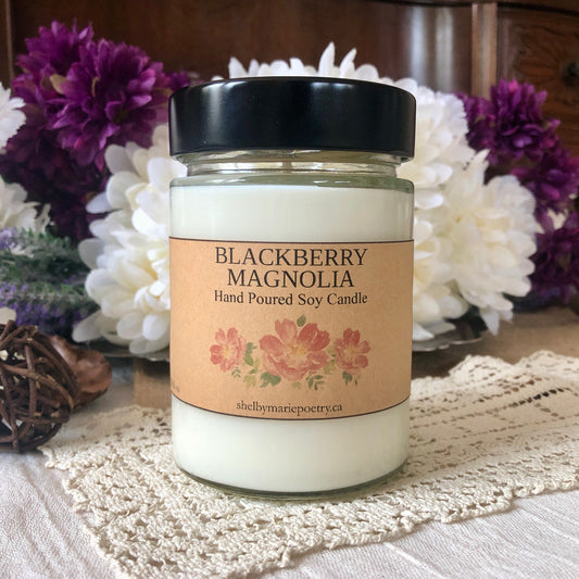 Blackberry Magnolia Soy Candle