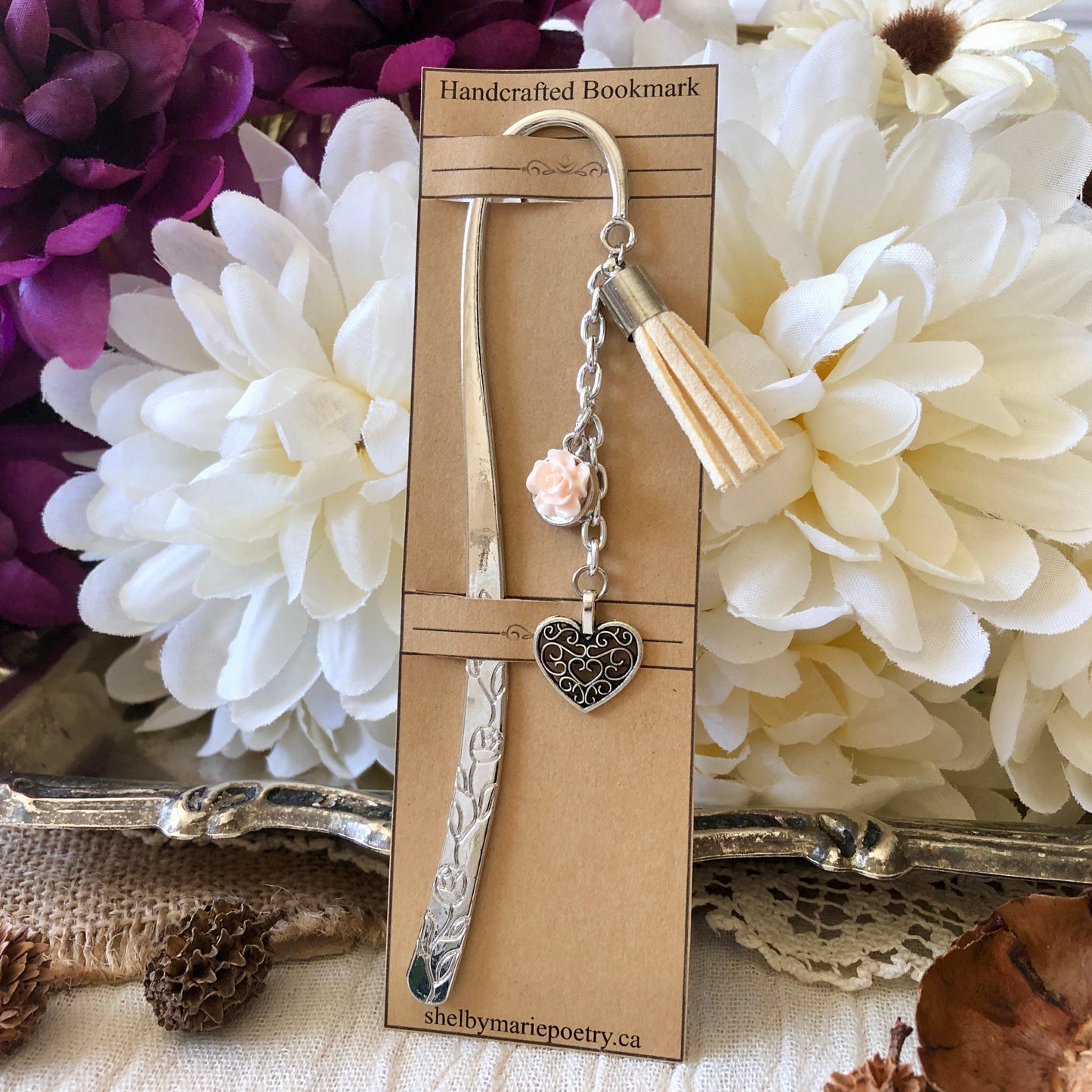 Filigree Heart Bookmark