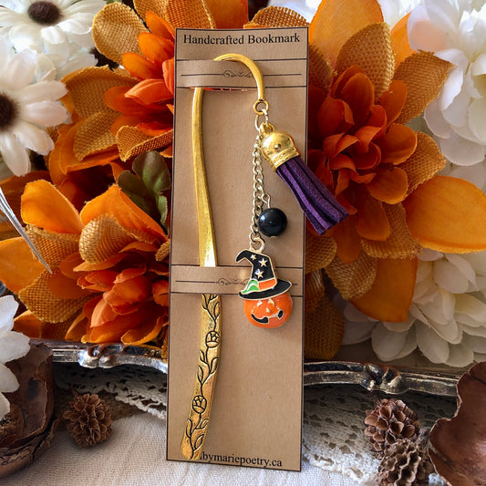 Pumpkin Witch Bookmark