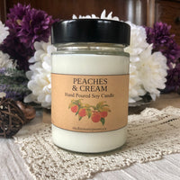 Peaches and Cream Soy Candle