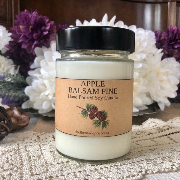 Apple Balsam Pine Soy Candle